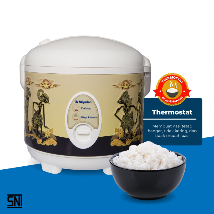 Miyako Rice Cooker / Magic Com 1.8 Liter - MCM508 BTK WYG